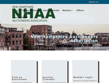 Tablet Screenshot of newhampshireauctioneers.org